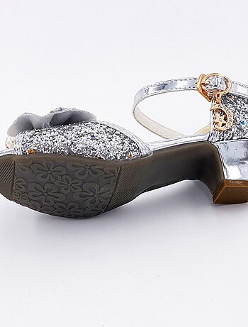 Scarpe da principessa con tacco glitter per bambina costume | Labay