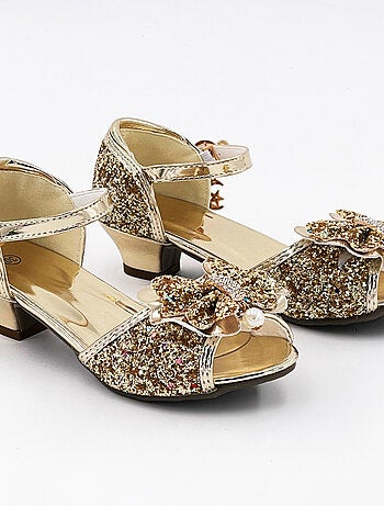 Scarpe da principessa con tacco glitter per bambina costume | Labay