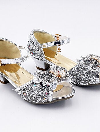 Scarpe da principessa con tacco glitter per bambina costume | labay | labay