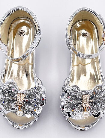 Scarpe da principessa con tacco glitter per bambina costume | labay | labay