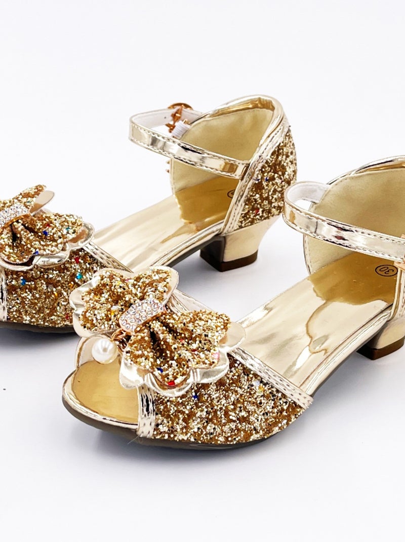 Scarpe da principessa con tacco glitter per bambina costume | labay | labay Dorato/Oro - Kiabi