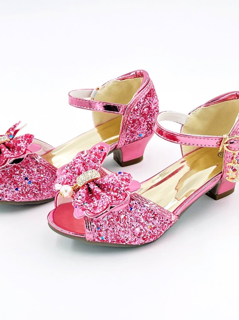 Scarpe da principessa con tacco glitter per bambina costume | labay | labay Rosa - Kiabi