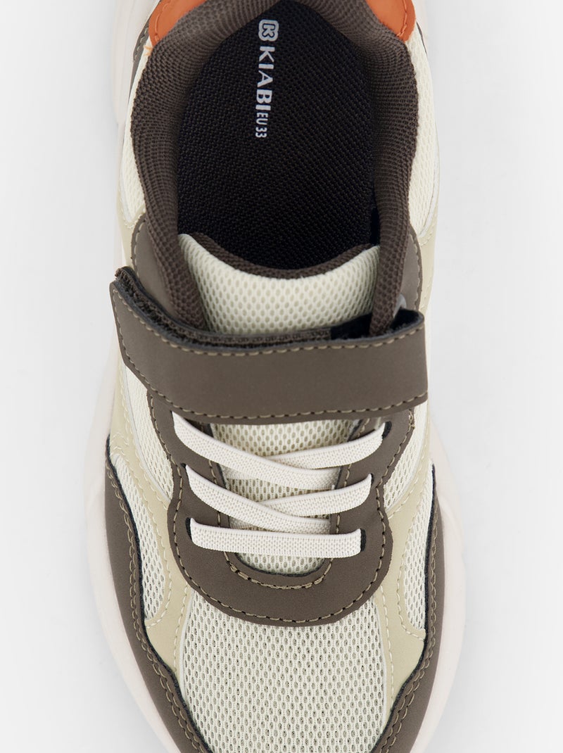 Scarpe da running in tessuto Marrone - Kiabi