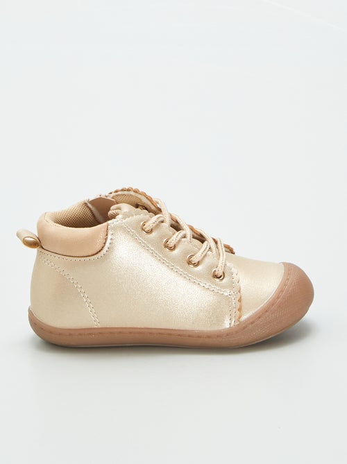Scarpe dorate primi passi - Kiabi