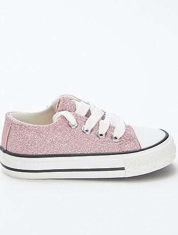 Scarpe effetto brillante