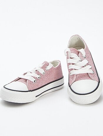 Scarpe effetto brillante