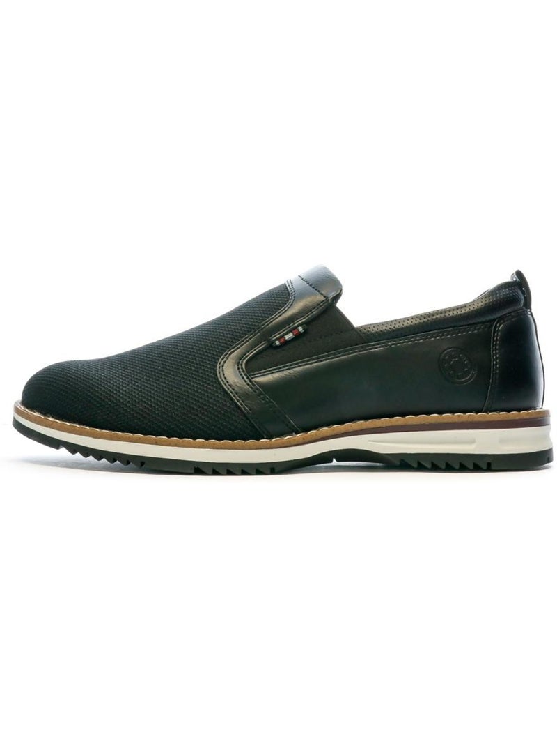 Scarpe eleganti uomo relife Nero - Kiabi