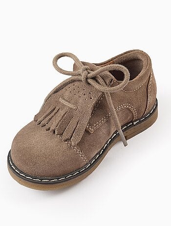 Scarpe in pelle scamosciata