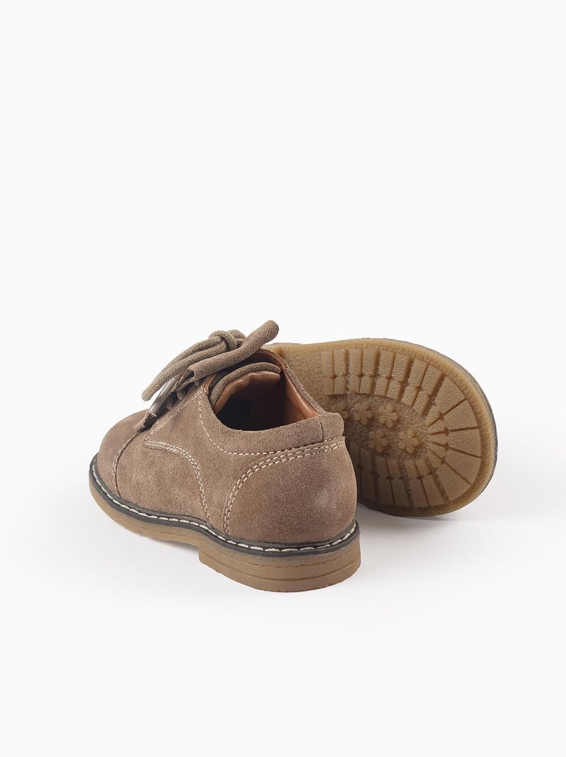 Scarpe  in pelle scamosciata Beige chiaro - Kiabi
