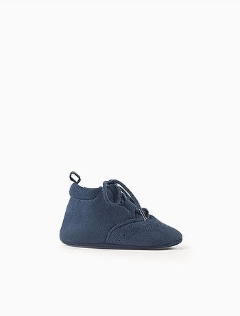 Scarpe in similcamoscio con dettaglio brogue