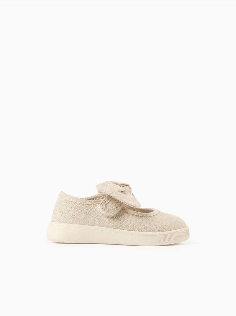 Scarpe in tela con suola flessibile Beige - Kiabi