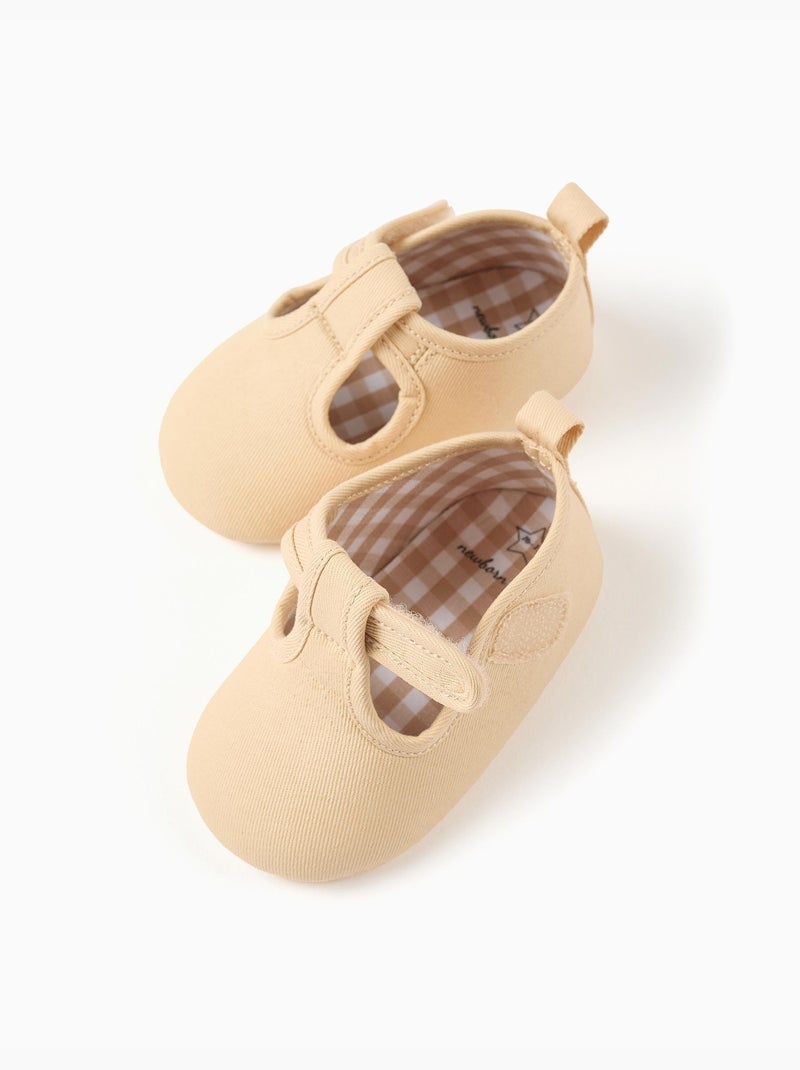 Scarpe in twill con fodera Beige chiaro - Kiabi