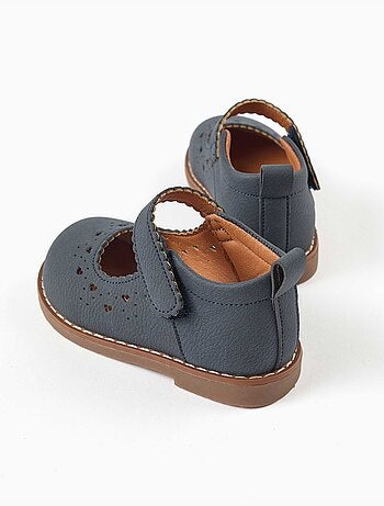 Scarpe Mary Jane con dettagli traforati