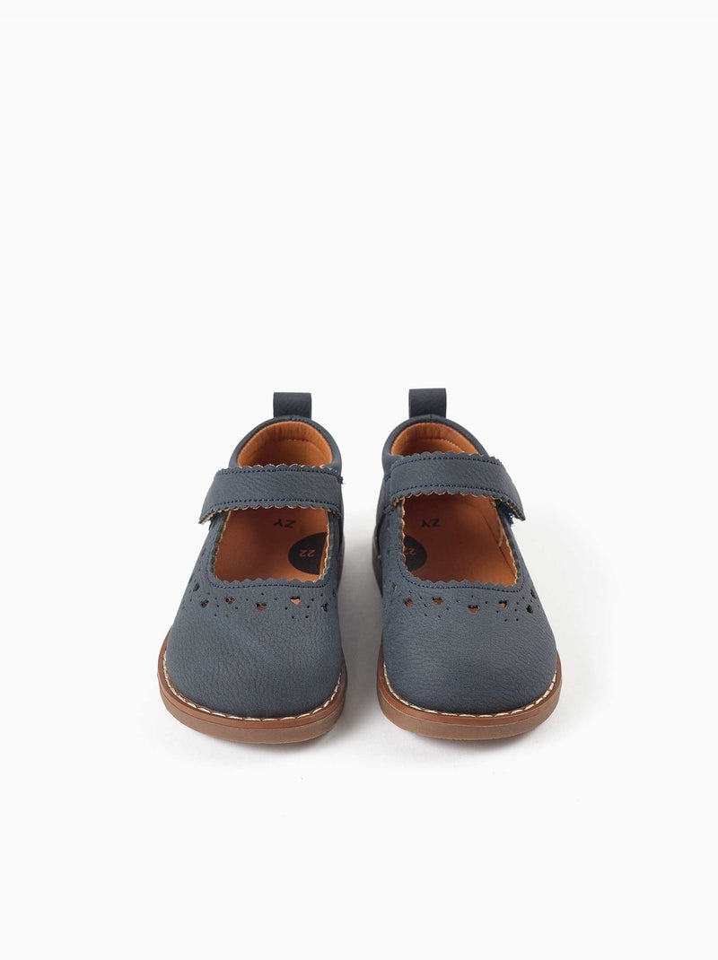 Scarpe Mary Jane con dettagli traforati Blu Blu - Kiabi