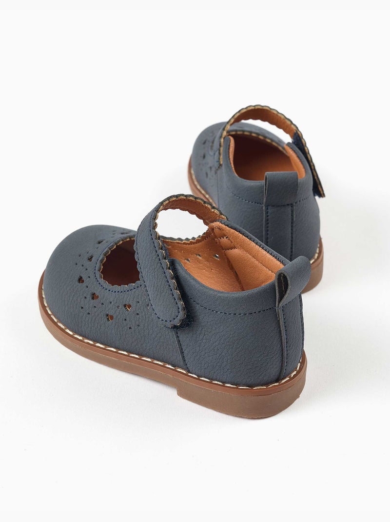 Scarpe Mary Jane con dettagli traforati Blu Blu - Kiabi