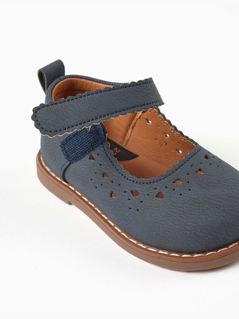 Scarpe Mary Jane con dettagli traforati Blu Blu - Kiabi