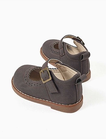 Scarpe Mary Jane con dettagli traforati