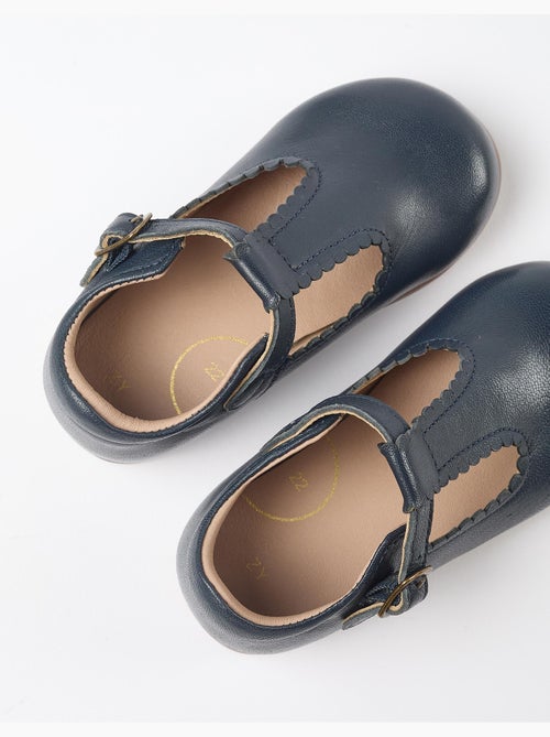 Scarpe mary jane in pelle - Kiabi