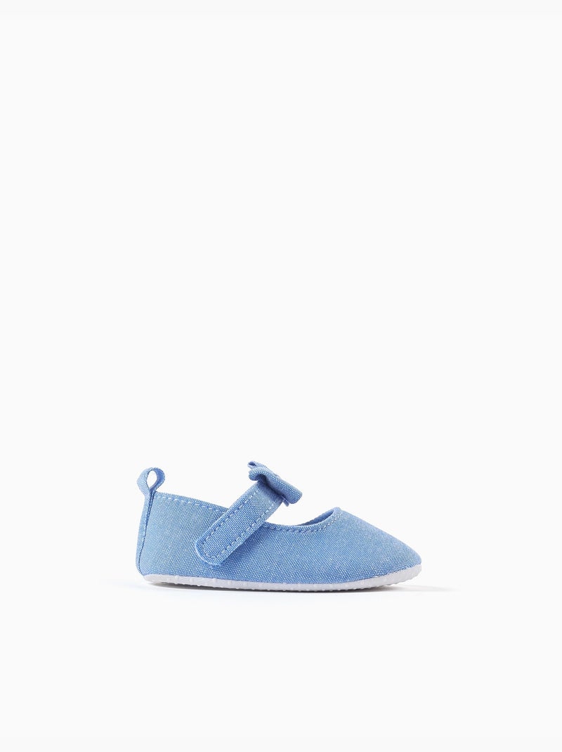 Scarpe mary jane in tela con fiocco Blu - Kiabi