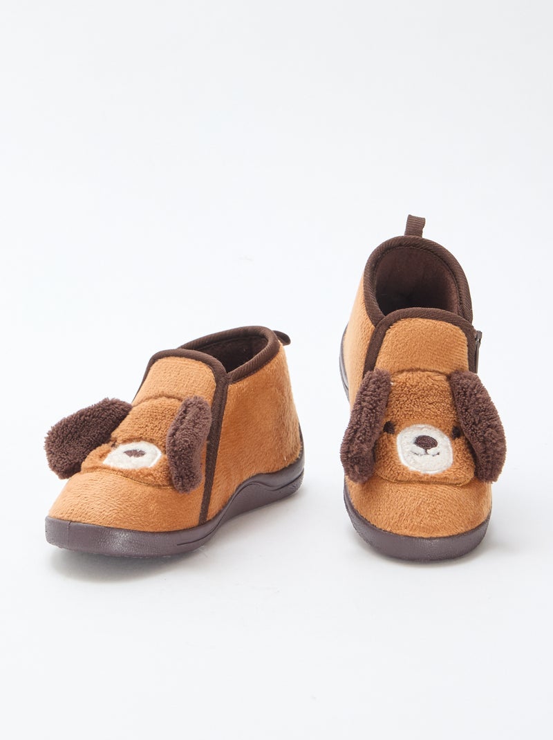 Scarpe morbide da barca Marrone - Kiabi