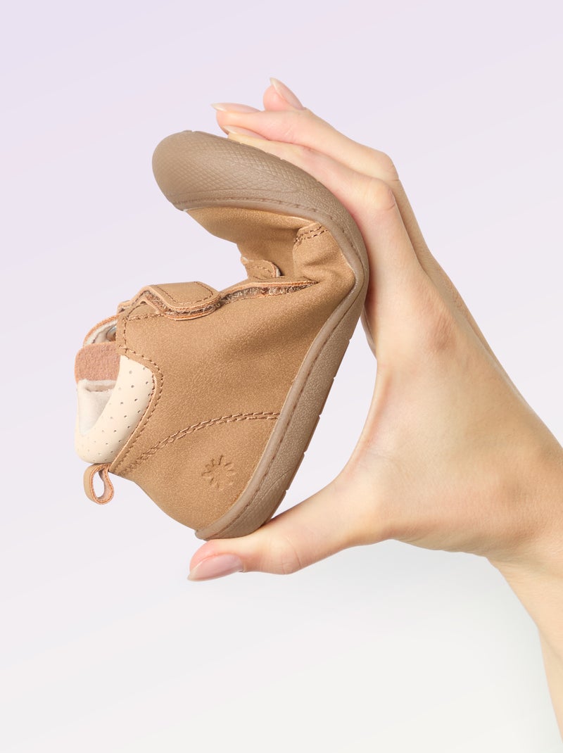 Scarpe motricità 3 'primi passi' - Kitchoun Marrone - Kiabi