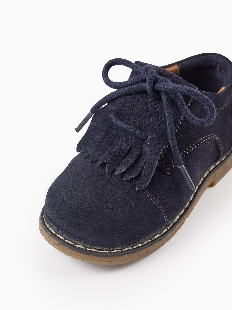 Scarpe per bambini in camoscio Blu scuro - Kiabi