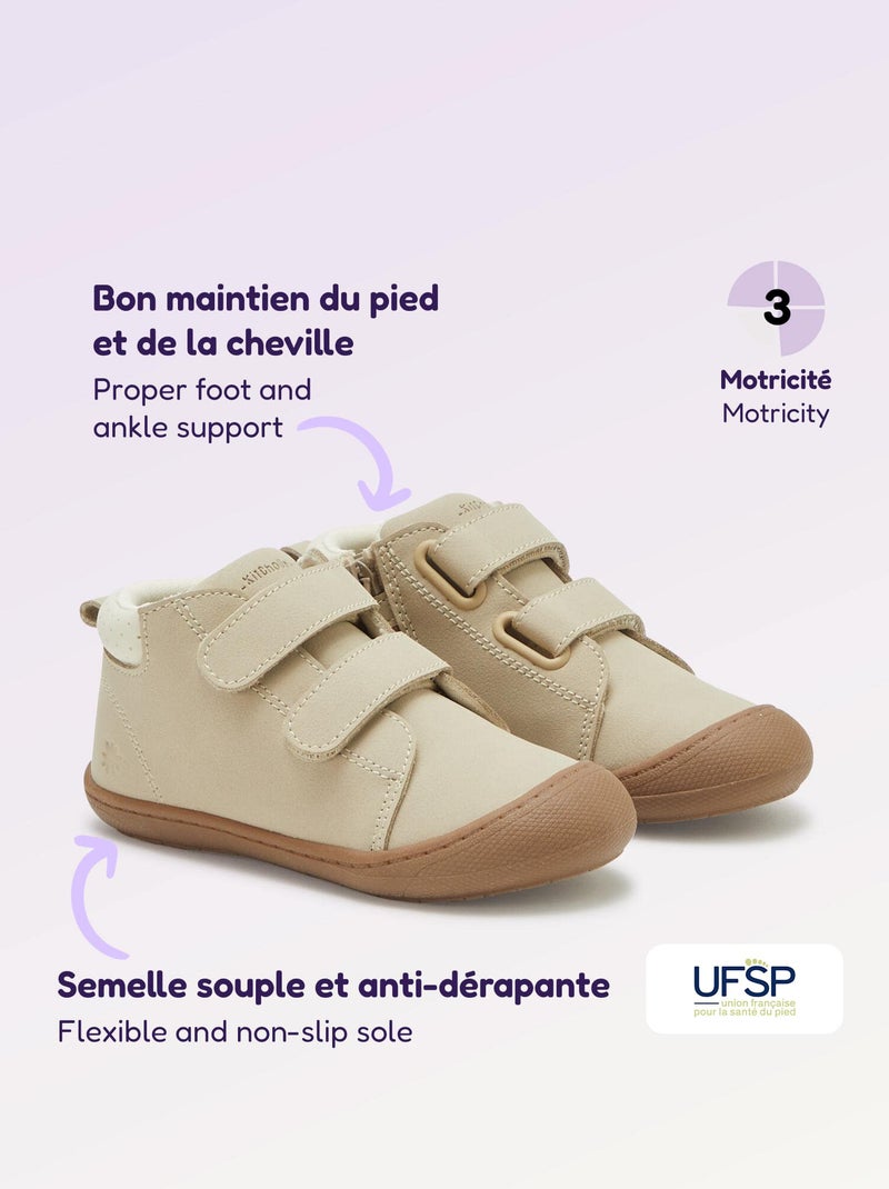 Scarpe per la motricità 3 'Primi passi' - Kitchoun Beige - Kiabi