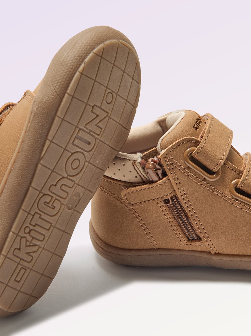 Scarpe per la motricità 3 'Primi passi' - Kitchoun Marrone - Kiabi