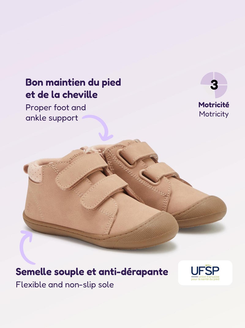 Scarpe per la motricità 3 'Primi passi' - Kitchoun Rosa - Kiabi