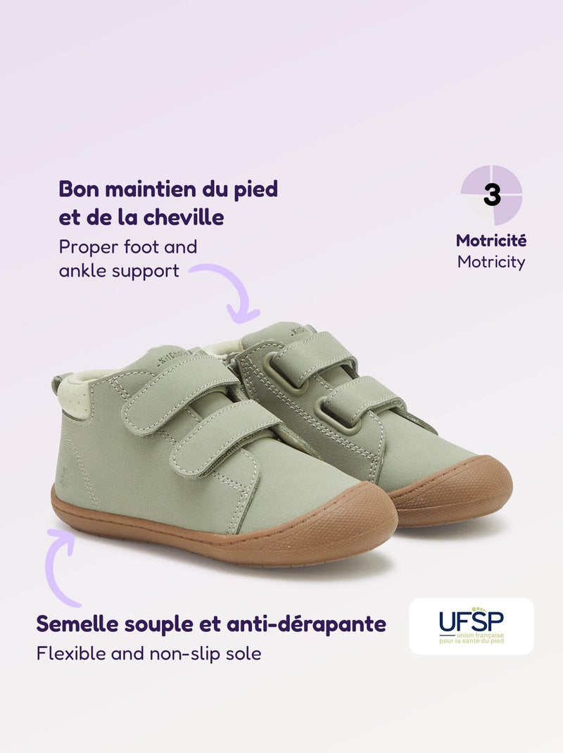Scarpe per la motricità 3 'Primi passi' - Kitchoun Verde - Kiabi