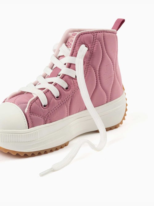 Scarpe sportive alte imbottite con stampa stitch - Kiabi