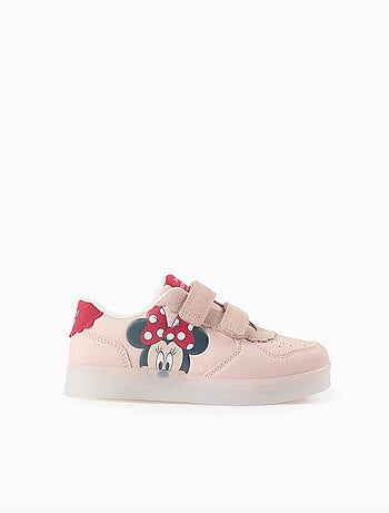 Scarpe sportive combinate con luci con minnie