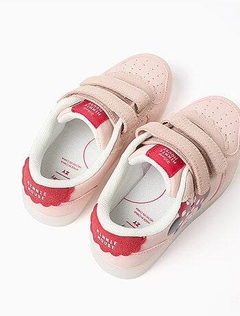 Scarpe sportive combinate con luci con minnie