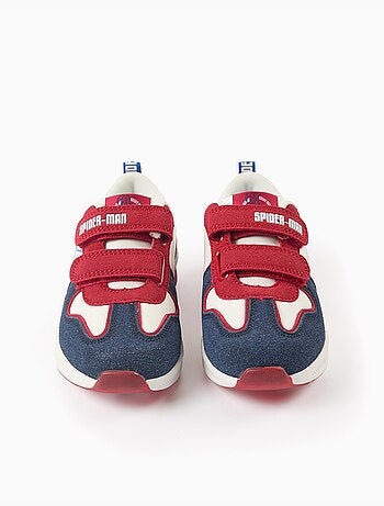 Scarpe sportive combinate con luci con spider-man