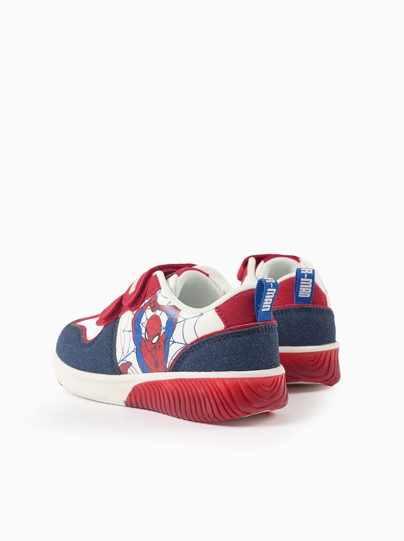 Scarpe sportive combinate con luci con spider-man Blu scuro - Kiabi