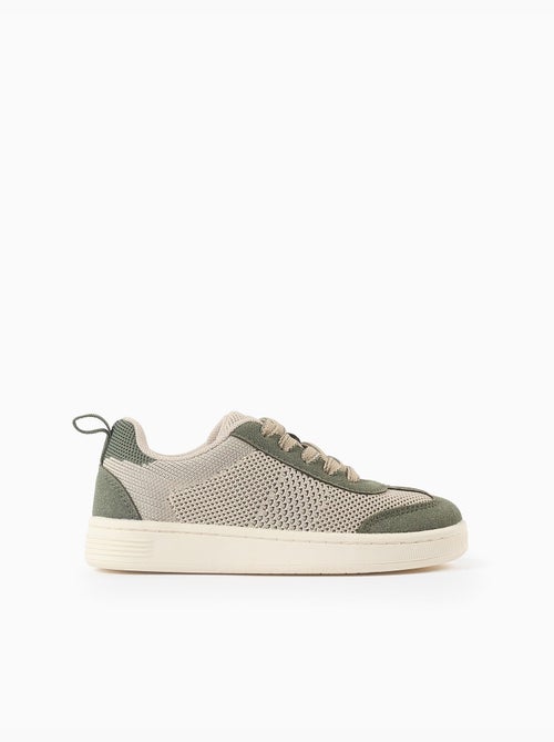 Scarpe sportive con dettagli in mesh e lacci - Kiabi