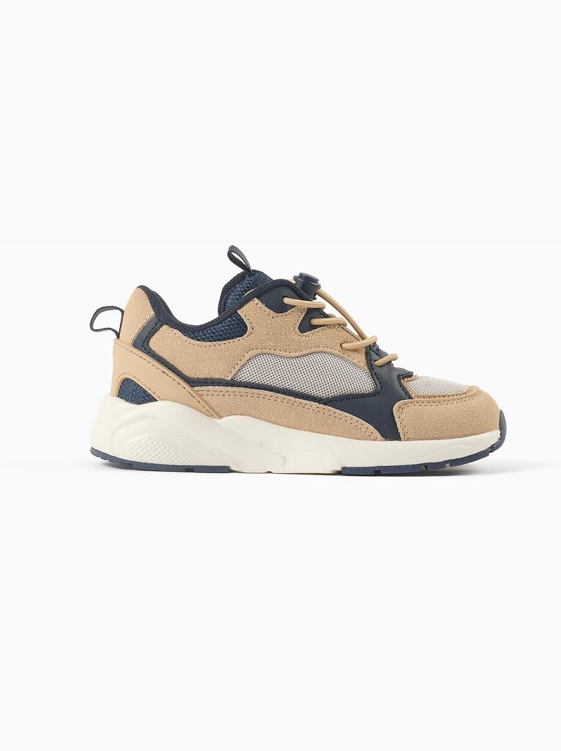 Scarpe sportive con lacci regolabili superlight runner Beige - Kiabi