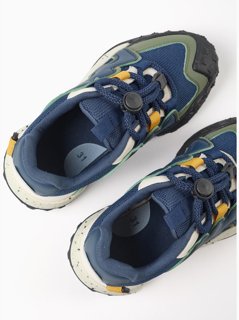 Scarpe sportive con lacci regolabili superlight runner Blu scuro - Kiabi