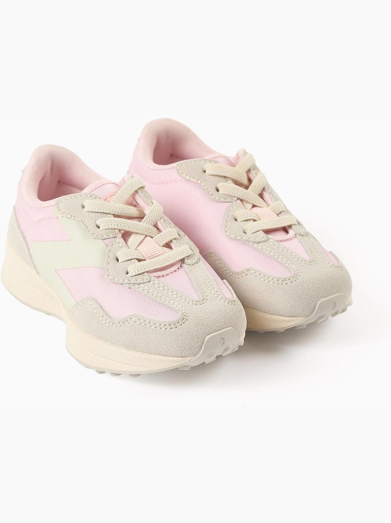 Scarpe sportive con lacci superlight runner Rosa chiaro - Kiabi