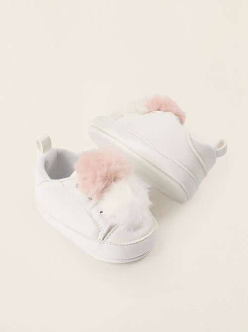 Scarpe sportive con pompon - Kiabi