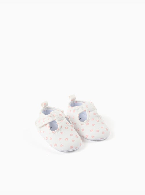 Scarpe t-bar in tela con motivo floreale - Kiabi