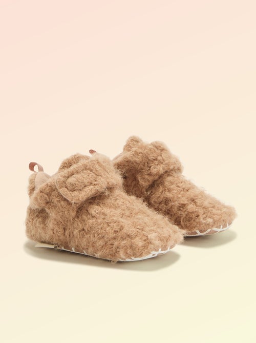 Scarpette alte effetto montone - 'Kitchoun' - Kiabi Scarpette alte effetto montone - 'Kitchoun' - Kiabi