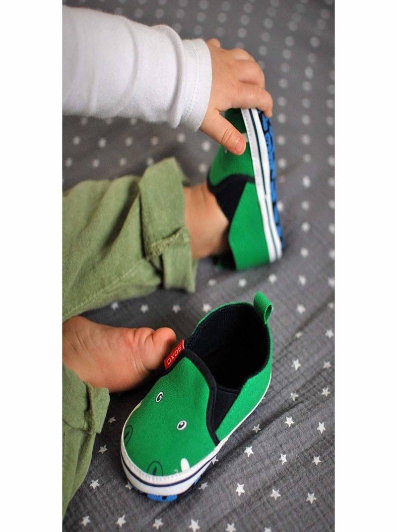 Scarpina per neonato | Soxo Verde - Kiabi