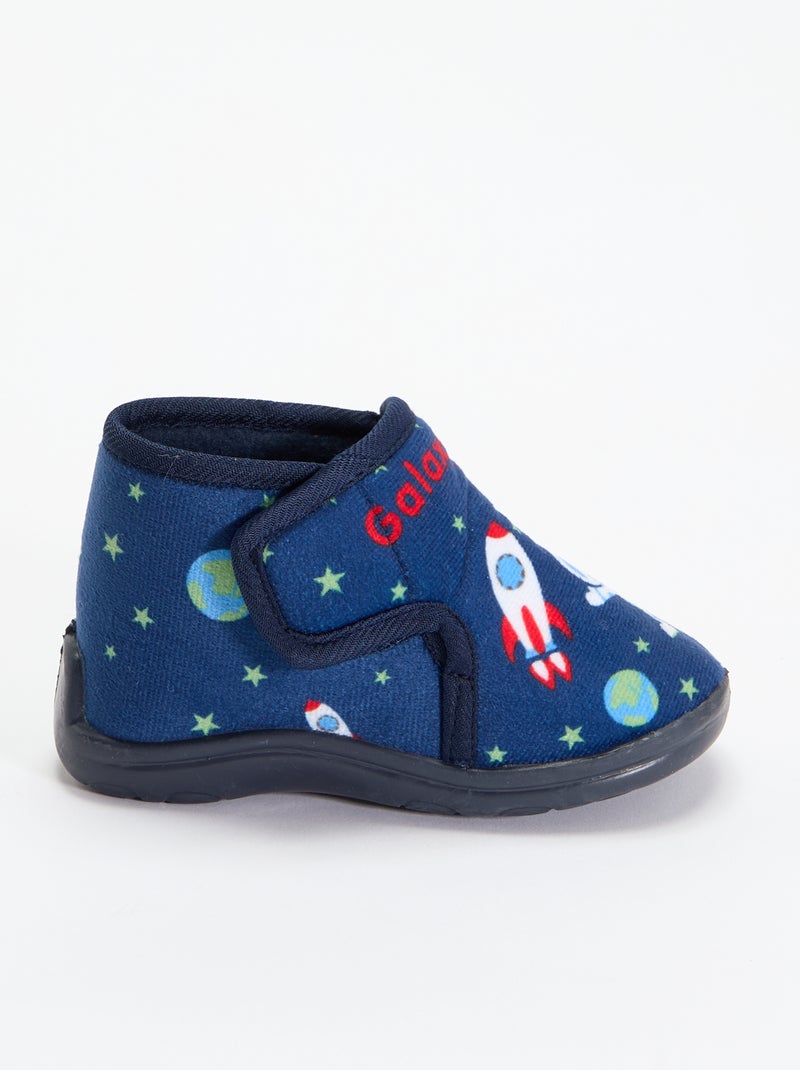 Scarpine alte con strappi Blu - Kiabi