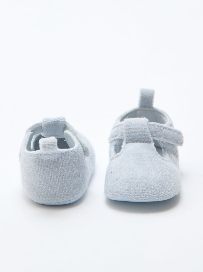 Scarpine ballerine in spugna Blu - Kiabi