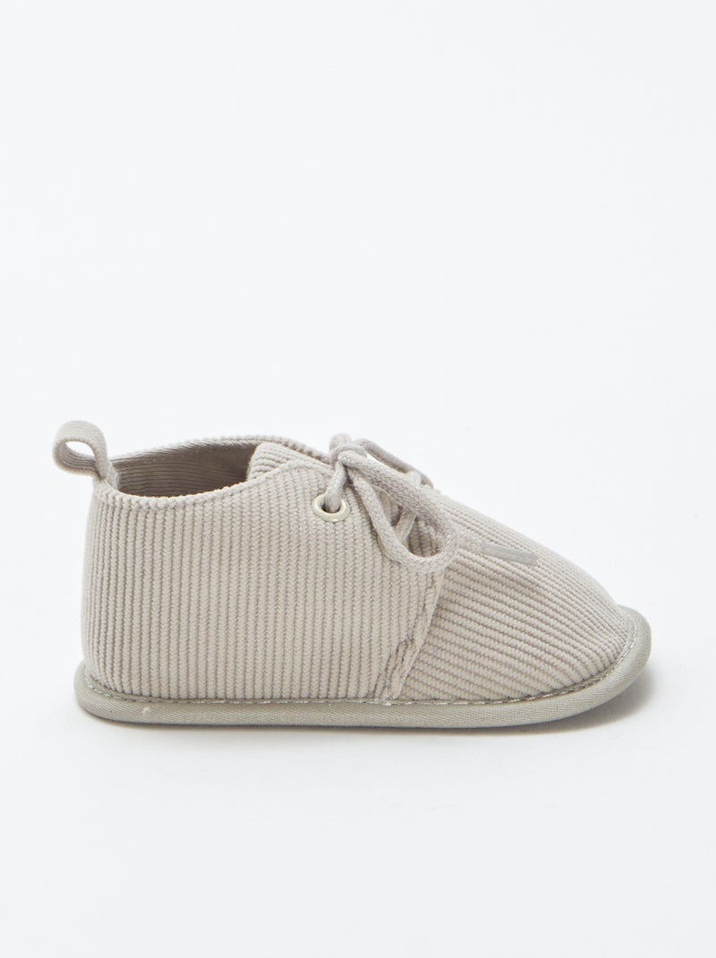 Scarpine con lacci Grigio - Kiabi