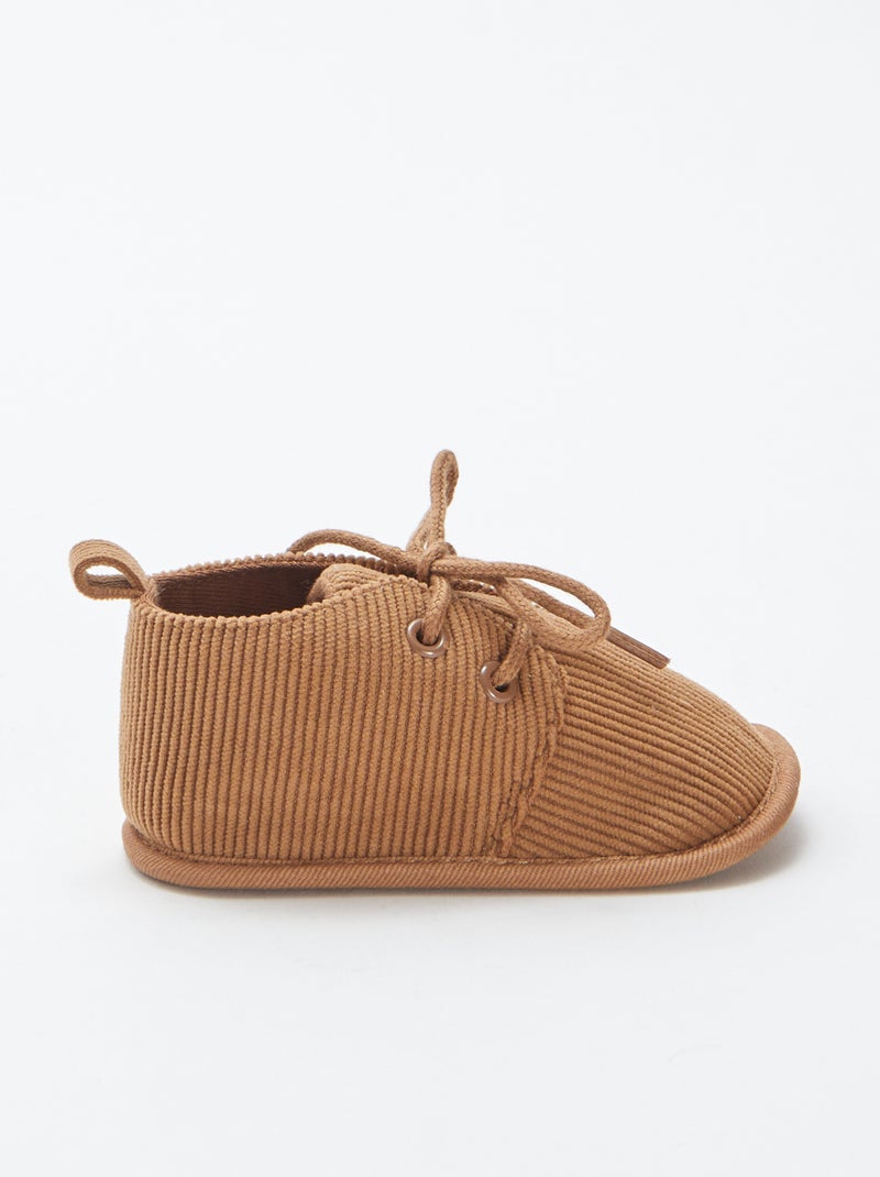 Scarpine con lacci Marrone - Kiabi