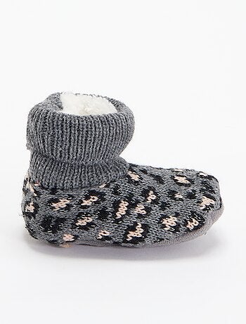 Scarpine imbottite con motivo