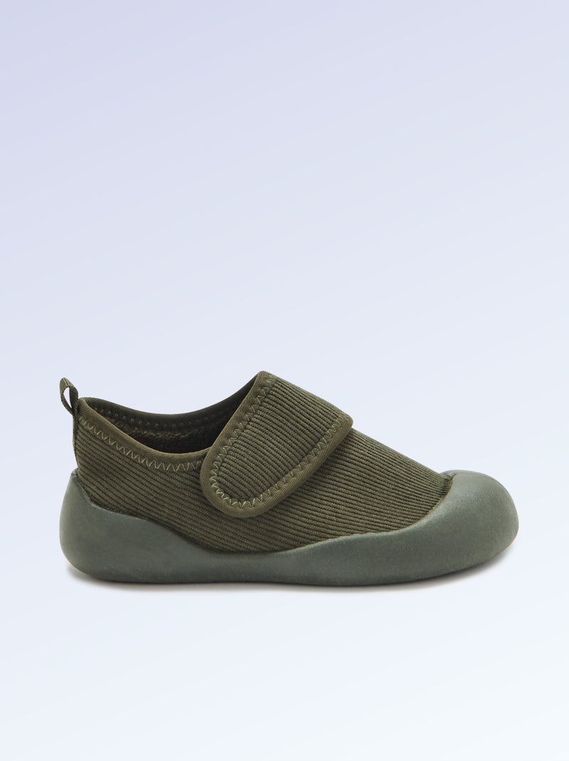 Scarpine 'Kitchoun' morbide imbottite barefoot Kaki - Kiabi
