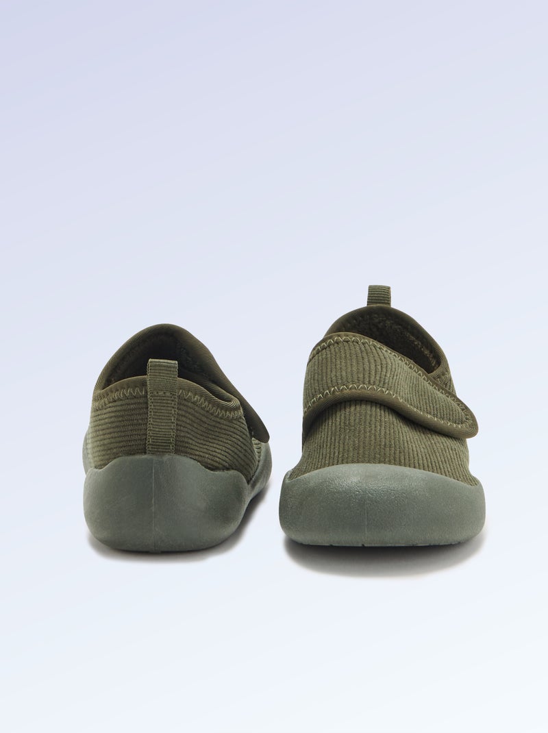Scarpine 'Kitchoun' morbide imbottite barefoot Kaki - Kiabi